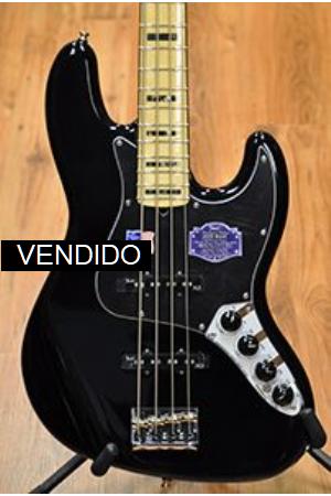 Fender American Deluxe Jazz Bass Blk MN